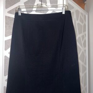 Tahari Classic Black A-Line Skirt